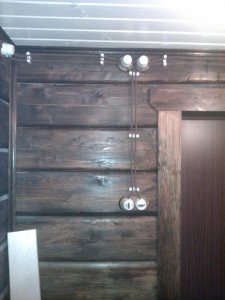 Ретро проводка в доме и бруса 170 кв.м.